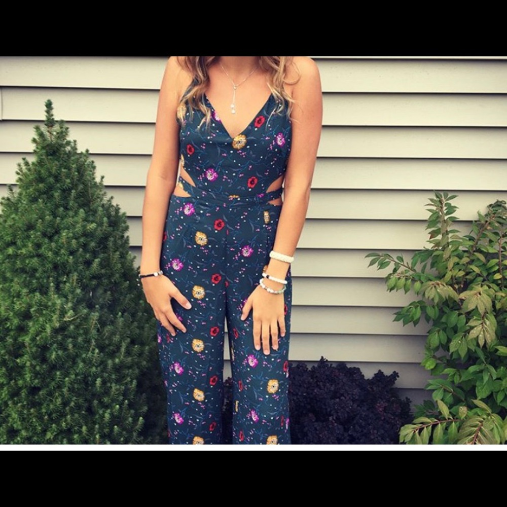 Green jumpsuit